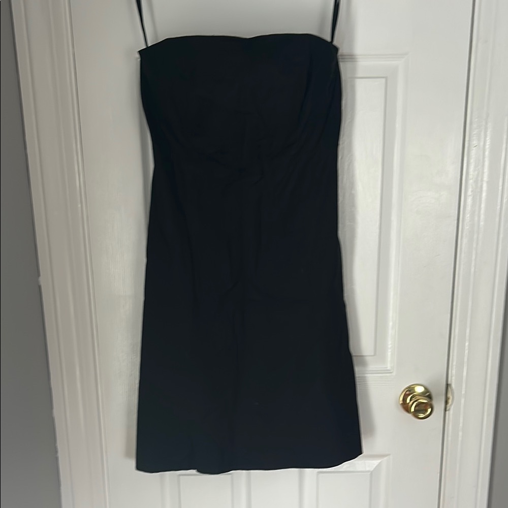 Elegant Black Strapless Dress